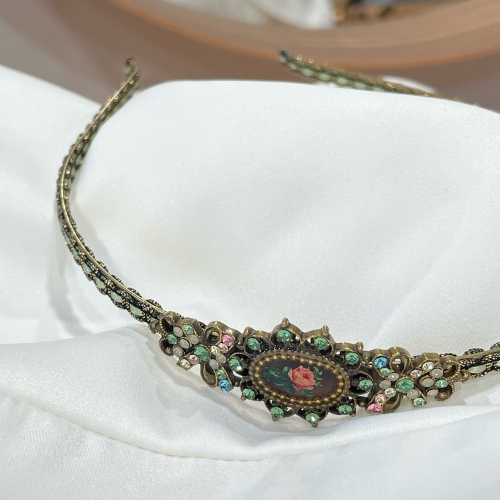 Michal Negrin Vintage Floral Hairband - Picture 3 of 3